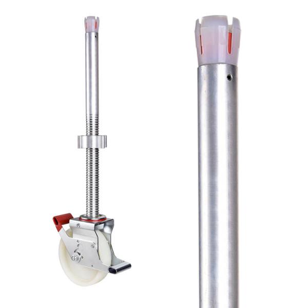 Roller Bearing Scaffolding Caster Wheel 8 Inch 50mm Wheel Width for Heavy-Duty