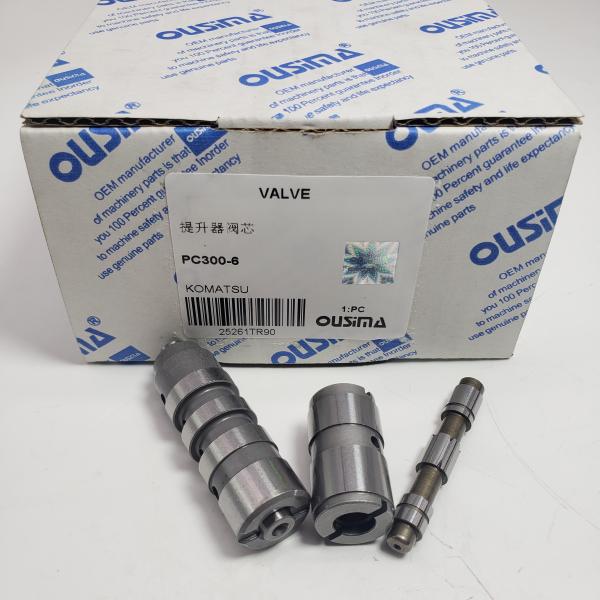 Excavator Accessories Regulator Valve Spool 4 Hole For KOMATSU PC300-6