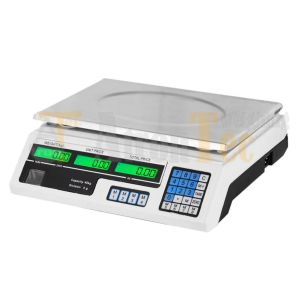 LCD Display Price Computing Digital Retail Weighing Scale 40kg Capacity