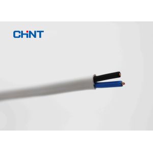 White Flat Cable wires , PVC Insulated Sheathed High quality flat cable