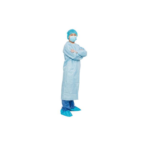 Buy Long Sleeve Medical Spunlace 68g Disposable Surgical Gown at wholesale prices