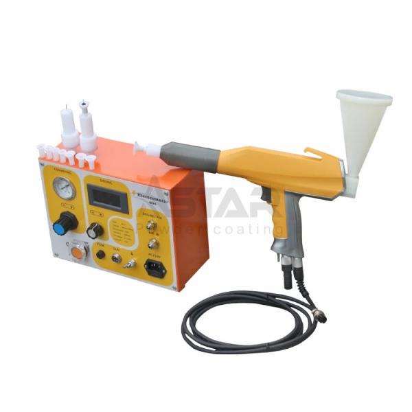 Buy Spraying Test Triangular Cone Hopper Manual Powder Coating Machine at wholesale prices