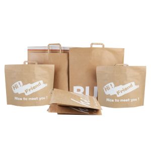 Customizable Biodegradable Kraft Paper Mailing Bags For Clothing