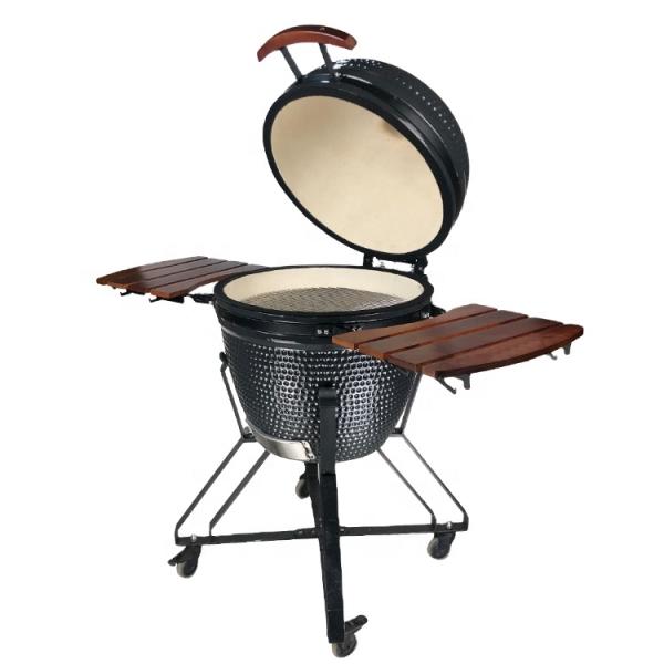 KAMADO 23.5 Inch Kamodo BBQ Asado Keramik Meat Grill Chinese Wholesale 2023 Outdoor Ceramic Barbecue Kamado