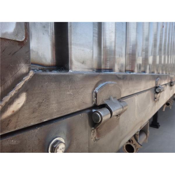 3 axles cattle trailer fencing type transport livestock trailers for sale