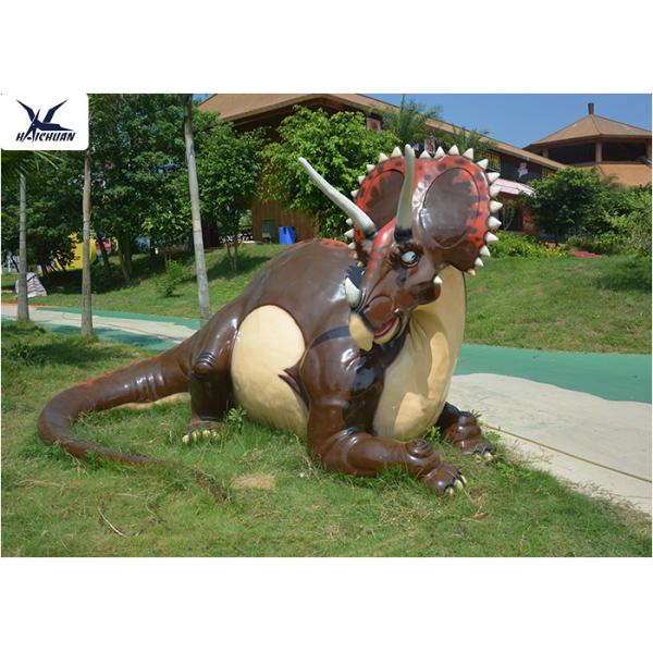 Customized Life Size Fiberglass Statues Handmade For Zoo Exhibition / Water Park