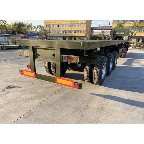 Buy Jost Kingpin Four-Axle Flatbed Trailer for Container Hauling Dependable Durable at wholesale prices