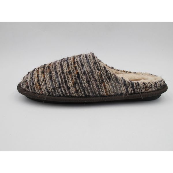 Warm Comfy Mens' Indoor Slippers Memory Foam House Slippers Customized Design