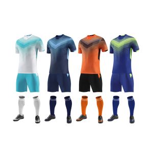 Custom Team Jersey for Football Lightweight Polyester Mesh Vibrant Colors Match