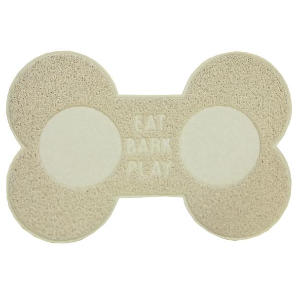 Buy Customized Waterproof PVC Bone Shaped Dog Mat at wholesale prices