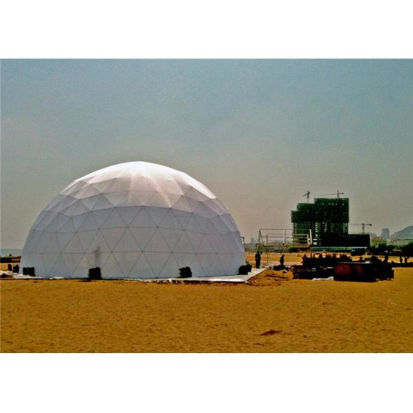 6m Outdoor Small Geodesic Dome Shelter For Resorts Flame Retardant DIN4102 B1 M2 B1