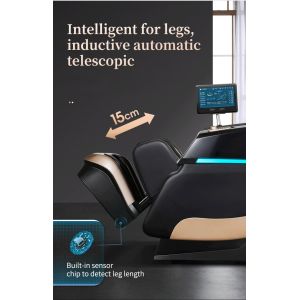 3d Zero G Leather Recliner Massage Chairs FCC ROHS Airbags