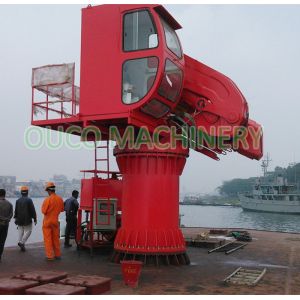 Offshore 5t 20M Hydraulic Folding Boom Crane
