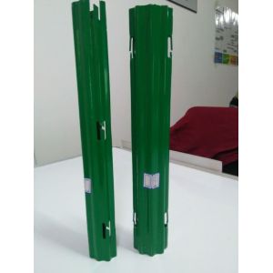 Green Color Coated Metal Plant Support Stakes , Orchard Post 2.5M Eco Friendly