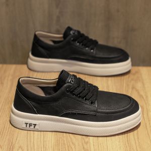 Customize New Style Microfiber Leather Thick-Soled Sneakers Fashionable Casual