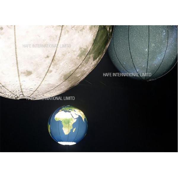 Amazing Inflatable Lighting Decoration 800w , Hanging Led Celebration Chrome Balls