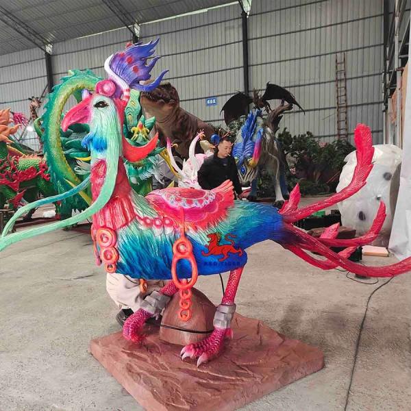 Realistic Voice Animatronic Animals Mythical Chinese Creatures Miemengniao
