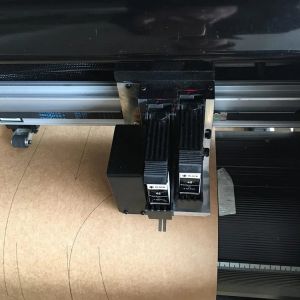 220V/50Hz Power Supply Vertical Printing and Cutting Combo Plotter for HP-GL CAD