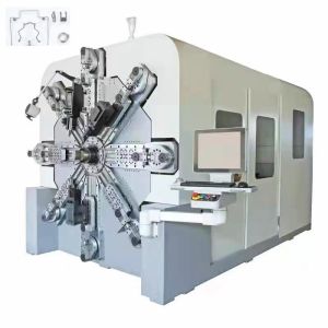 HYD-80T-13A 13 Axes CNC Spring Machine with 80m/min Max Wire Speed and 68.5KW