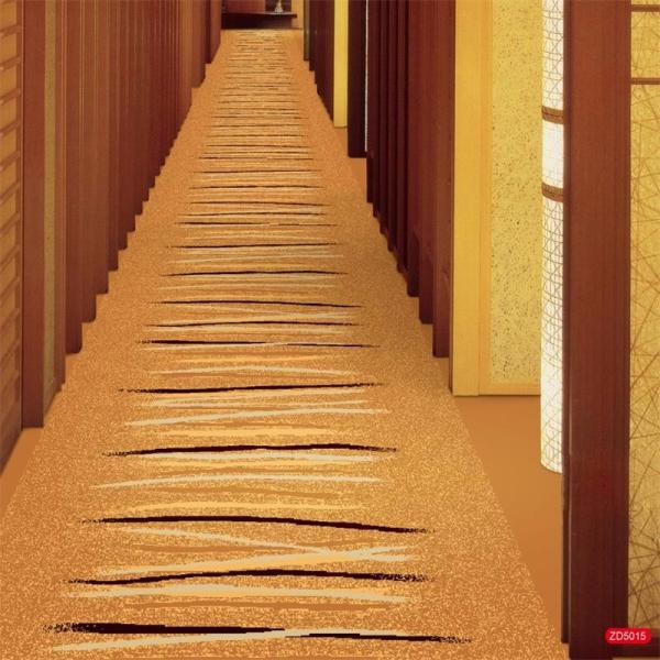 3D gold sand pattern corridor hall wilton carpet
