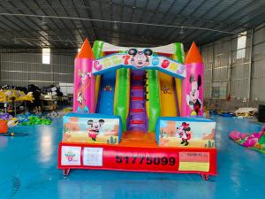 China Tarpaulin Inflatable Water Slides Cartoon Themed Infant Bounce House Blow Up Jump House Kids Indoor Bounce House on sale