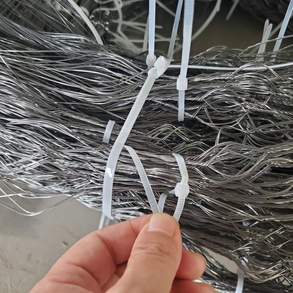 Buy Anti Tank Track Wrapped Wire Mesh To Reduce Tank Mobility at wholesale prices