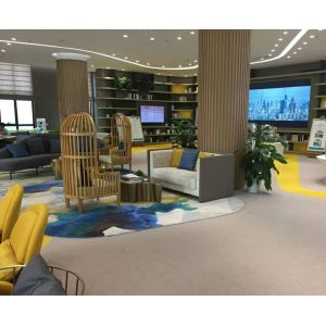 PVC Natural Woven Carpet Length 20-25m Environmental Protection