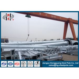 Tapered Electrical Steel Utility Poles , Industrial / Street Lighting Pole
