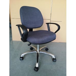Triple Adjustable ESD Drafting Chair , Comfortable Lab Chairs With Armrest