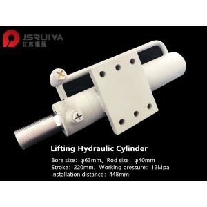 Custom Made Single acting Stone Cuting Table Lifting Hydraulic Cylinder