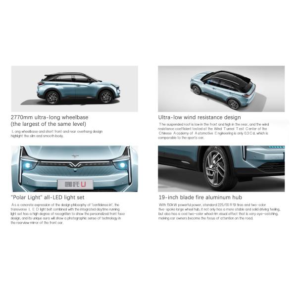 2023 Neta U SUV EV 120KW/210NM 5-door 5-seat Lithium Iron Phosphate Battery Used Cars