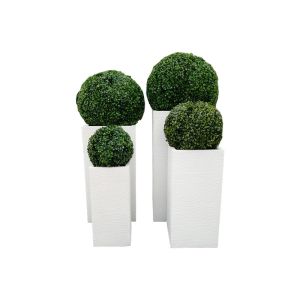 Quality 5-6 Years Outdoor Life Quadrate Fiber Clay Planter Long-lasting for sale