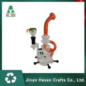 Round 400g Borosilicate 10.5 Inch Glass Water Bongs