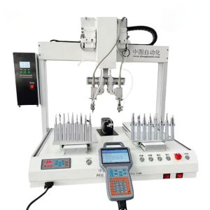 Robotic Arm Automatic Soldering Machine For PCB Electronic Toy USB Tin Wire