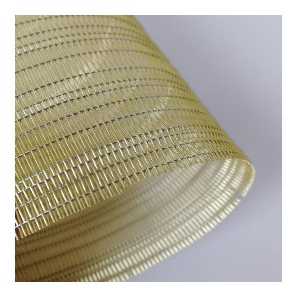High Strength Laminated Glass Metal Fabric Customization Green And Strength