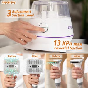 Electric Pet Grooming Hair Vacuum Cleaner Noise 65dB for Dogs Portable Design