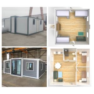 Expandable Shipping Container House Prefabricated Homes With Graphic Design