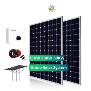 MC4 MPPT Complete Off Grid Solar System Kit For Home Hybrid Solar Energy