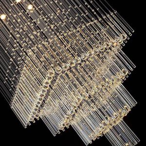 Custom Chandelier Light Hotel Lobby Big Luxury Crystal Chandeliers zhongshan