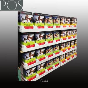 Quality customized PDQ cardboard box on the supermarket shelves for sale