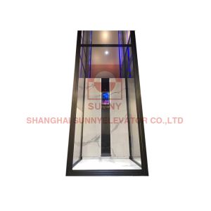450kg Customized Panoramic Passenger Residential Home Elevator