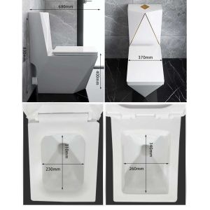 Square Diamond Sanitary Ware Toilet