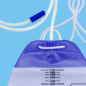 1500ml PVC Foley Catheter Urine Bag Urinary Drainage Bag 2000ml With Anti Reflux