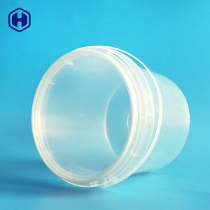 Plastic PP Clear Food Grade Bucket Strong Waterproof Heat Resistant