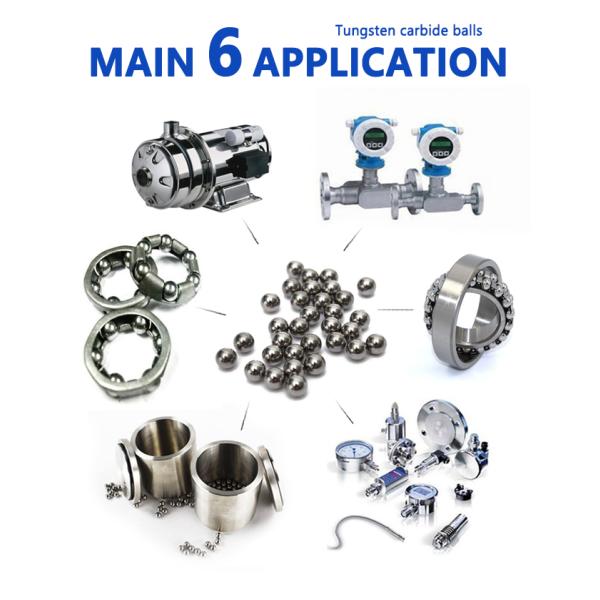 Sintered K10 / YG6X Tungsten Carbide Blanks , Tungsten Carbide Beads For Mixture Grinding