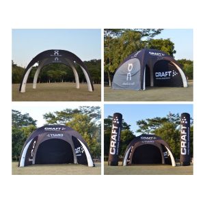 Customized Outdoor Event Tent , Heat Sealed Pvc Inflatable Booth