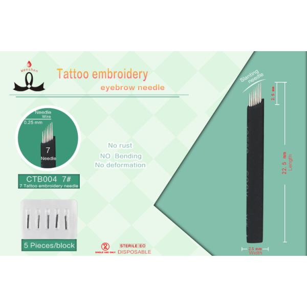 Stainless Steel Permanent Makeup Microblading Tattoo Needls Sterilized With