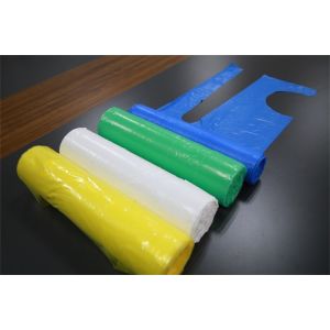 Buy cheap Oil Proof Disposable Poly Aprons Without Sleeves Embossed / Smooth Surface from wholesalers