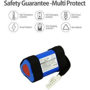 37.0Wh 10200mAh 3C Lithium Battery Replacement 4J 4BLK Jblcharge4bluam