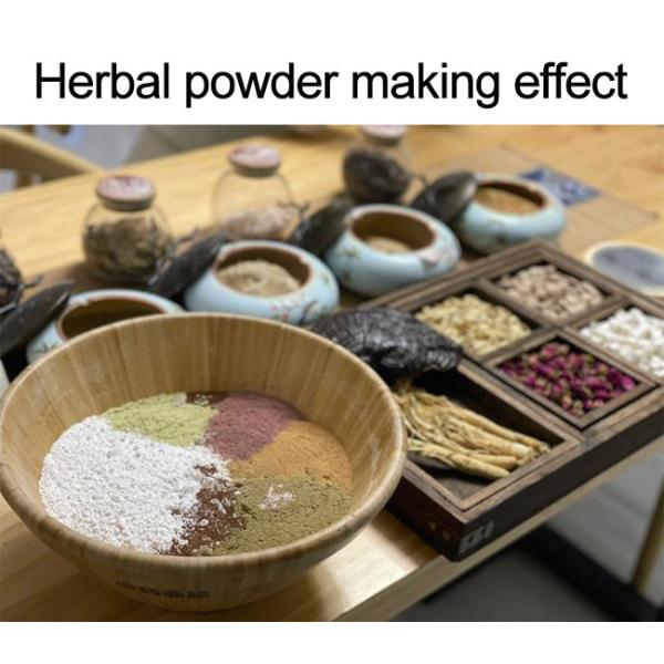 Safety Herbal Powder Making Machine 110V-220V With Pure Copper Wire Motor